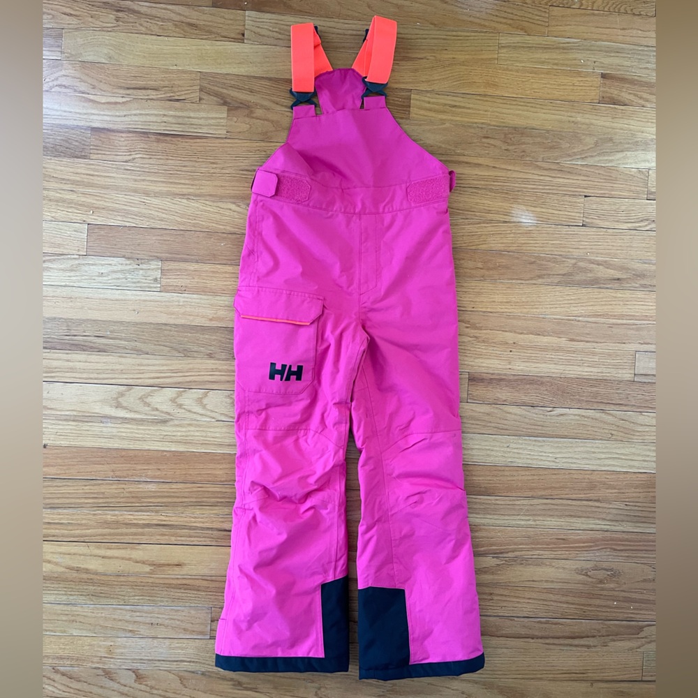 Helly Hansen kids snow pants size 10 pink insulated